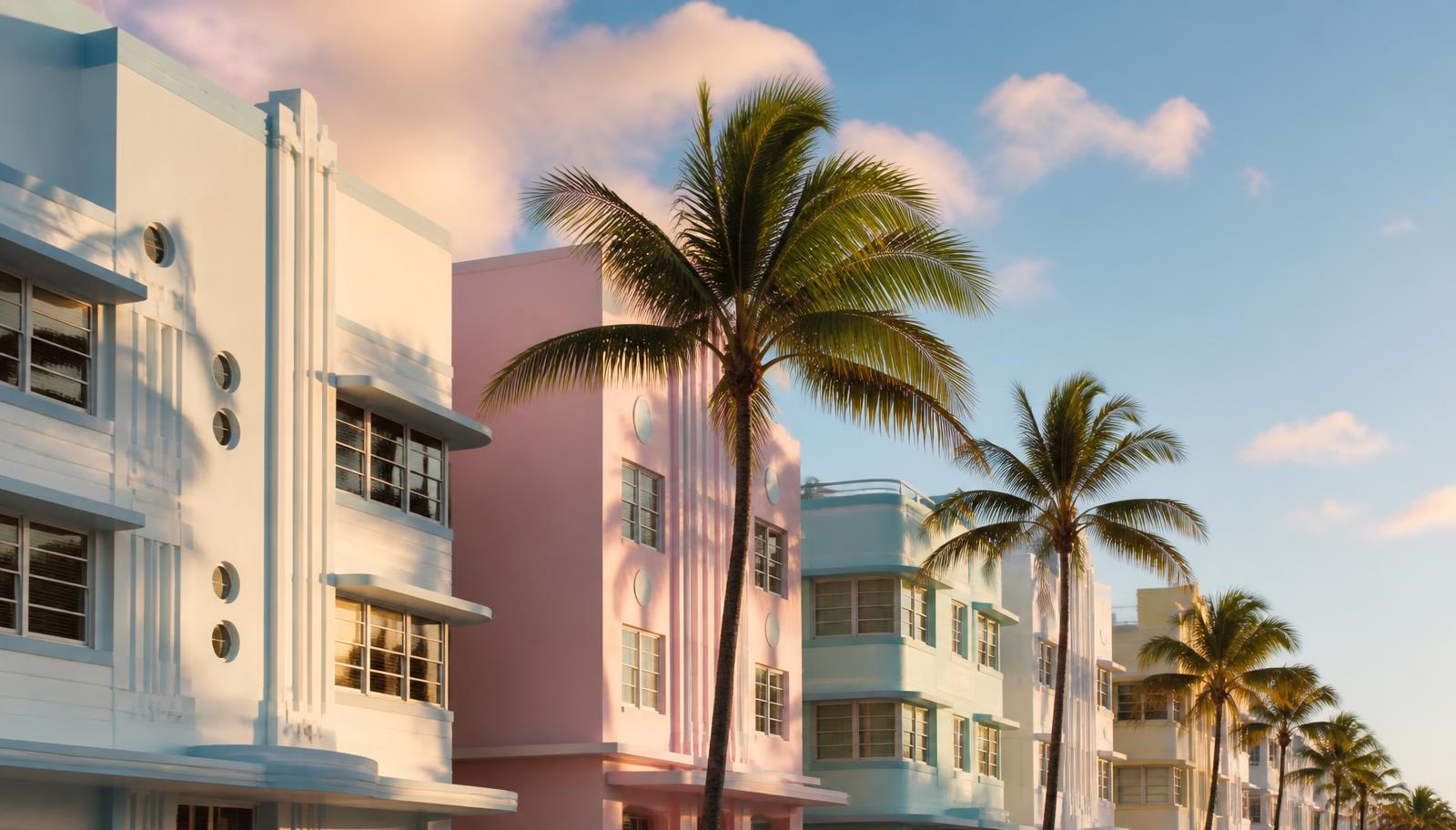 South Beach — residential architecture in Miami-Dade County, Florida