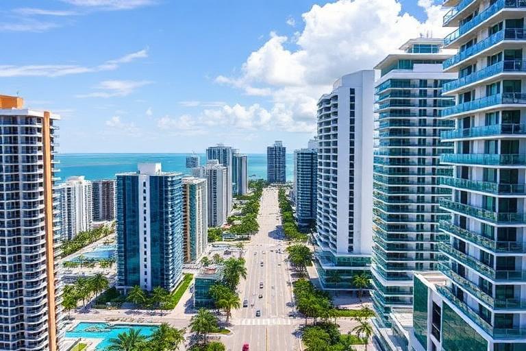 Miami real estate property view