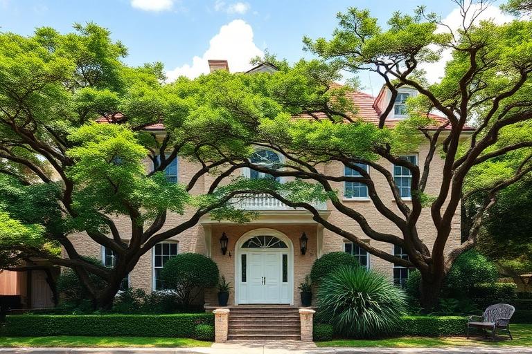 Historic Coconut Grove bungalow with coral rock details and mature tree canopy in Miami neighborhood